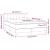 Pat box spring cu saltea, negru, 140x190 cm, textil GartenMobel Dekor