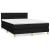 Pat box spring cu saltea, negru, 140x200 cm, textil GartenMobel Dekor