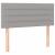 Pat box spring cu saltea, gri deschis, 100x200 cm, textil GartenMobel Dekor