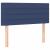 Pat box spring cu saltea, albastru, 100x200 cm, textil GartenMobel Dekor