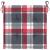Perne de scaun carouri roșii, 4 buc., 50x50x3 cm, textil Oxford GartenMobel Dekor
