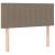 Pat box spring cu saltea, gri taupe, 90x200 cm, textil GartenMobel Dekor