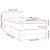 Pat box spring cu saltea, gri deschis, 100x200 cm, textil GartenMobel Dekor
