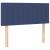 Pat box spring cu saltea, albastru, 100x200 cm, textil GartenMobel Dekor