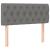 Pat box spring cu saltea, gri închis, 90x200 cm, textil GartenMobel Dekor