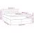 Pat box spring cu saltea, albastru, 140x200 cm, textil GartenMobel Dekor