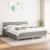 Pat continental, gri deschis, 180x200 cm, material textil GartenMobel Dekor