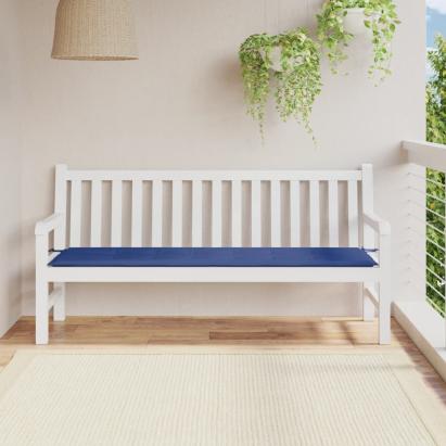 Pernă de bancă de grădină, albastru, 180x50x3 cm, textil oxford GartenMobel Dekor