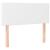 Pat box spring cu saltea, alb, 100x200 cm, piele ecologică GartenMobel Dekor