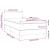 Pat box spring cu saltea, alb, 100x200 cm, piele ecologică GartenMobel Dekor