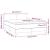 Pat box spring cu saltea, negru, 140x190 cm, piele ecologică GartenMobel Dekor