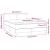 Pat box spring cu saltea, alb, 140x200 cm, piele ecologică GartenMobel Dekor