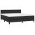 Pat box spring cu saltea, negru, 160x200 cm, piele ecologică GartenMobel Dekor