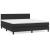 Pat box spring cu saltea, negru, 160x200 cm, piele ecologică GartenMobel Dekor