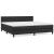 Pat box spring cu saltea, negru, 200x200 cm, piele ecologică GartenMobel Dekor