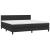 Pat box spring cu saltea, negru, 200x200 cm, piele ecologică GartenMobel Dekor