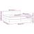 Pat box spring cu saltea, alb, 200x200 cm, piele ecologică GartenMobel Dekor