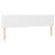 Pat box spring cu saltea, alb, 200x200 cm, piele ecologică GartenMobel Dekor