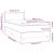 Pat box spring cu saltea, alb, 80x200 cm, piele ecologică GartenMobel Dekor