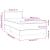 Pat box spring cu saltea, cappuccino, 80x200 cm piele ecologică GartenMobel Dekor