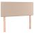Pat box spring cu saltea, cappuccino, 80x200 cm piele ecologică GartenMobel Dekor