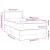 Pat box spring cu saltea, gri, 90x190 cm, piele ecologică GartenMobel Dekor