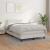 Pat box spring cu saltea, alb, 120x200 cm, piele ecologică GartenMobel Dekor