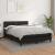 Pat box spring cu saltea, negru, 140x190 cm, piele ecologică GartenMobel Dekor