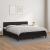 Pat box spring cu saltea, negru, 160x200 cm, piele ecologică GartenMobel Dekor