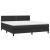 Pat box spring cu saltea, negru, 160x200 cm, piele ecologică GartenMobel Dekor