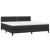 Pat box spring cu saltea, negru, 200x200 cm, piele ecologică GartenMobel Dekor