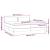 Pat box spring cu saltea, alb, 200x200 cm, piele ecologică GartenMobel Dekor