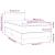 Pat box spring cu saltea, alb, 80x200 cm, piele ecologică GartenMobel Dekor