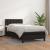 Pat box spring cu saltea, negru, 90x190 cm, piele ecologică GartenMobel Dekor