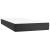 Pat box spring cu saltea, negru, 90x190 cm, piele ecologică GartenMobel Dekor