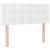 Pat box spring cu saltea, alb, 90x200 cm, piele ecologică GartenMobel Dekor