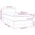 Pat box spring cu saltea, alb, 90x200 cm, piele ecologică GartenMobel Dekor