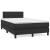 Pat box spring cu saltea, negru, 120x200 cm, piele ecologică GartenMobel Dekor