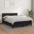 Pat box spring cu saltea, negru, 140x190 cm, piele ecologică GartenMobel Dekor