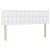 Pat box spring cu saltea, alb, 140x200 cm, piele ecologică GartenMobel Dekor