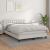 Pat box spring cu saltea, alb, 140x200 cm, piele ecologică GartenMobel Dekor