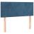 Pat box spring cu saltea, albastru închis, 90x200 cm, catifea GartenMobel Dekor