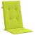 Perne scaun cu spătar înalt, 4 buc., verde, 120x50x3 cm, textil GartenMobel Dekor