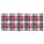 Perne scaun spătar înalt 4 buc. roșu carouri 120x50x3 cm textil GartenMobel Dekor