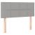 Pat box spring cu saltea, gri deschis, 90x200 cm, catifea GartenMobel Dekor