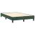 Pat box spring cu saltea, verde închis, 120x200 cm, catifea GartenMobel Dekor