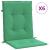 Perne cu spătar mic, 6 buc., verde, 100x50x3 cm, textil oxford GartenMobel Dekor