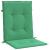 Perne cu spătar mic, 6 buc., verde, 100x50x3 cm, textil oxford GartenMobel Dekor