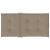 Perne cu spătar mic, 6 buc. gri taupe 100x50x3 cm textil oxford GartenMobel Dekor