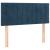 Pat box spring cu saltea, albastru închis, 100x200 cm, catifea GartenMobel Dekor